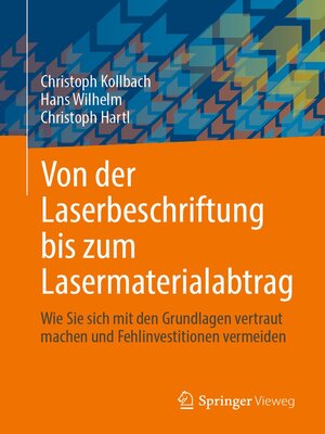 cover image of Von der Laserbeschriftung bis zum Lasermaterialabtrag